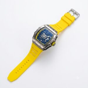 🚀 Reloj Deportivo Esqueleto Estilo Richard Mille AAA - Edición Amarillo Neón | Envío Gratis