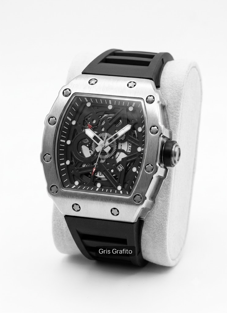 : Reloj Automático "Gris Grafito" - Estilo Richard Mille (Calidad AAA) - Imagen 2