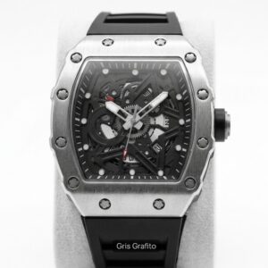 : Reloj Automático "Gris Grafito" - Estilo Richard Mille (Calidad AAA)